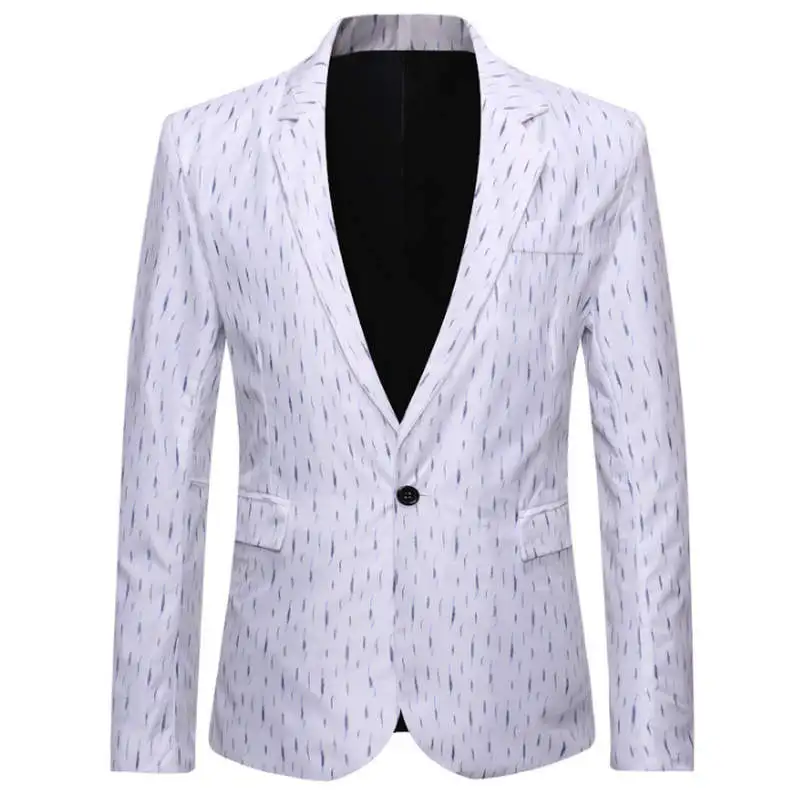 X8806 white Мужские приталеные блейзеры Ternos para Homens Terno Do Casamento Masculino Traje Festa официальный Блейзер do Negócio dos homens - Цвет: X8806 white