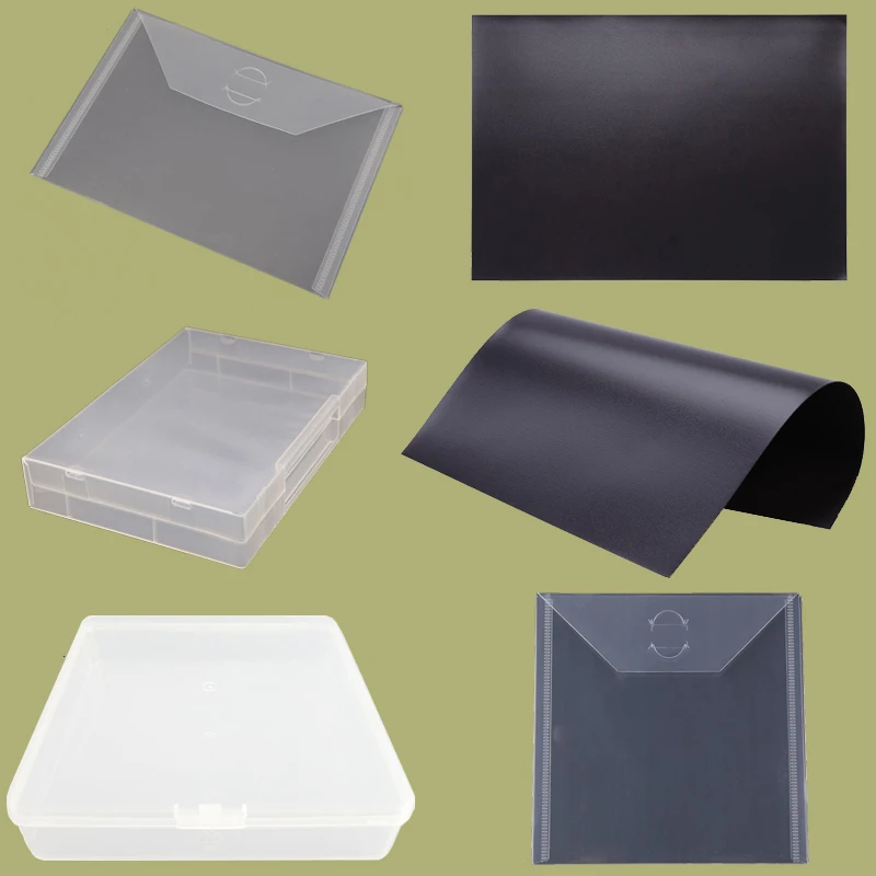 Sheets Storage Box Rubber Soft Mats & Folder Bag for