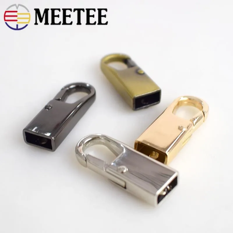 5/10 шт. Meetee 10 мм Сумка на ремешке с металлической пряжкой защелкивающийся крючок