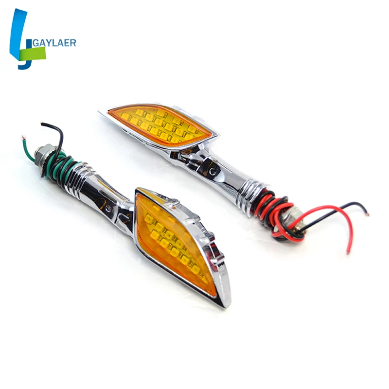 

Cool Skull Motorcycle Turn Signal Indicators Lights Bike Blinker Indicador Flasher Universal for Suzuki Honda