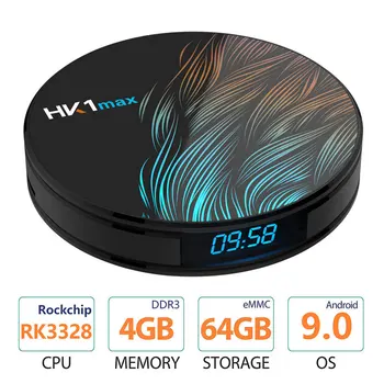 

Android 9.0 HK1 MAX Mini Smart TV Box RK3328 Quad-Core BT 4.0 Set Top Box Media Player 2.4G&5G Dual Wifi Set top box