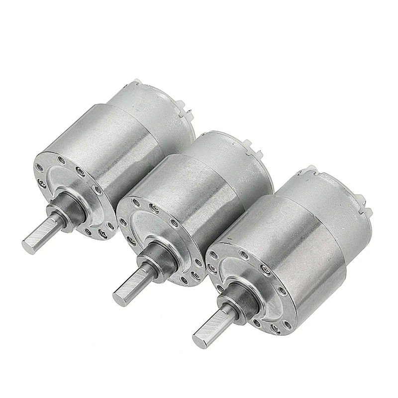 Machifit DC 12V мотор-редуктор 33/100/190 об/мин 37 мм 500 редуктор ed мотор-редуктор для лодки автомобиля электрический велосипед вентилятор бытовой техники