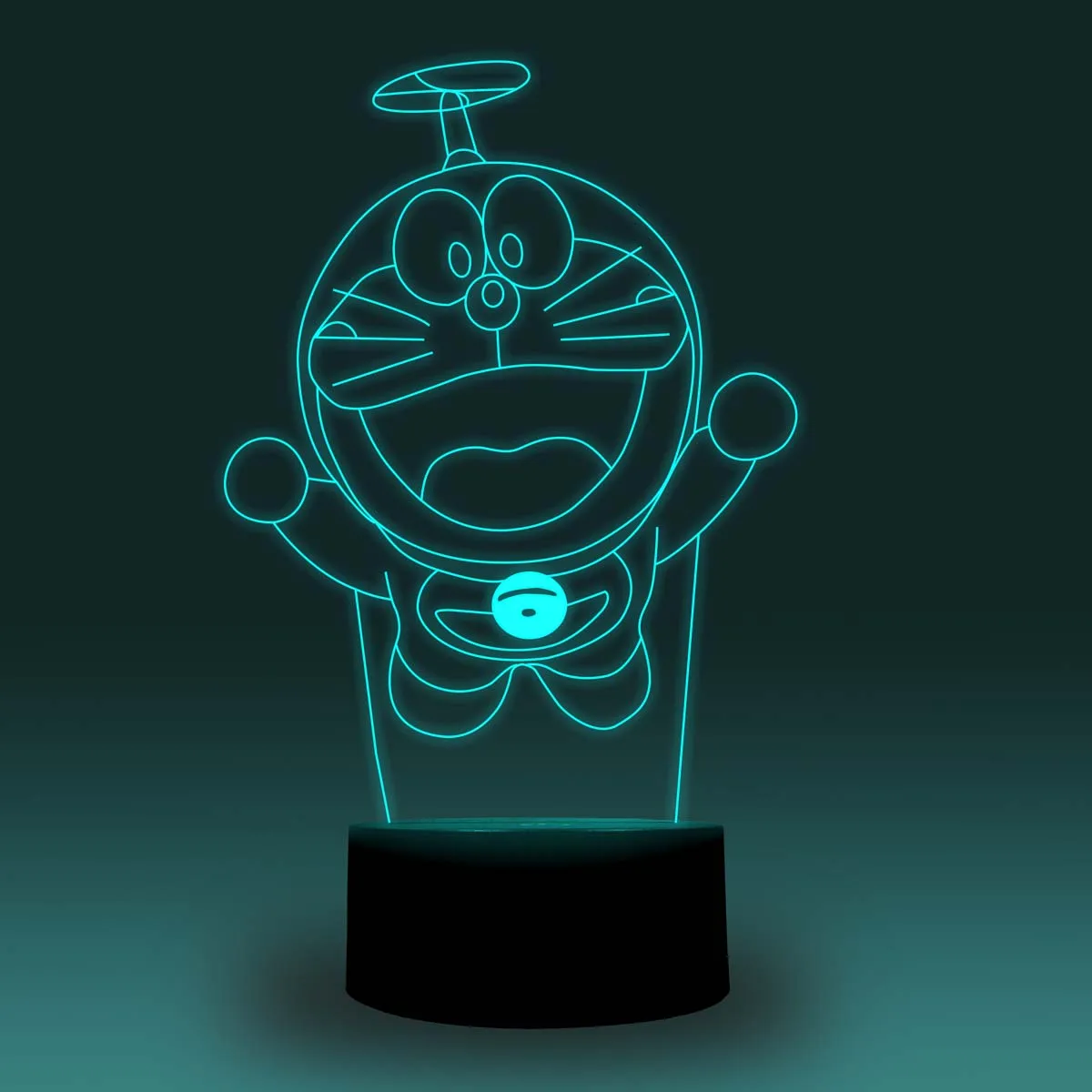 NiteApps 3D Doraemon ночник настольная Иллюзия украшение лампа подарок на день рождения приложение/сенсорное управление