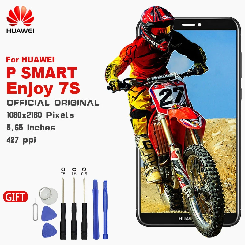 

HUAWEI LCD Touch Screen with Frame Original Display For Huawei P Smart / Enjoy 7S FIG LX1 L21 L22 Replacement LCDs Display