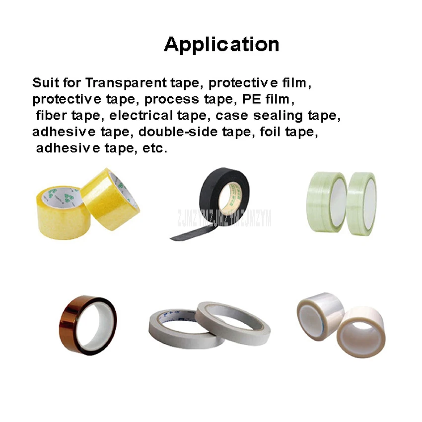 8-80mm Width Automatic Electric Adhesive Tape Dispenser Cutter Cutting Machine Transparent Adhesive Tape Slitting Machine GSC-80