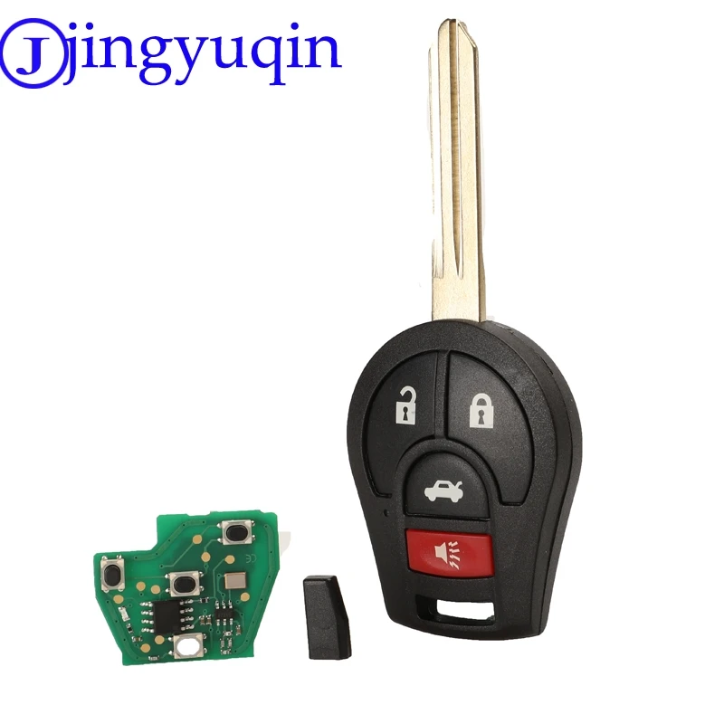 Jingyuqin 3/4 B ASK 315MHZ дистанционный ключ для Nissan Oem заводской Автозапуск 46 чип брелок передатчик для CWTWB1U751 H0561