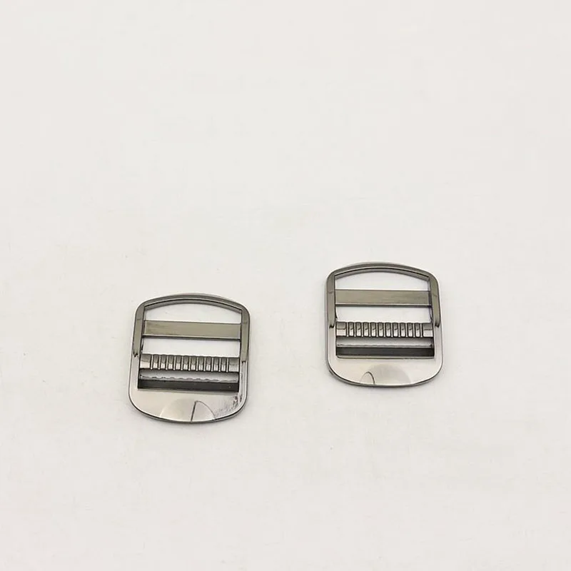 10Pcs 32mm Wide Metal Belt Clasp Strap Slider Buckle Hasp Buttons for Sewing Coat Down Jacket Bags Garment Decor Accessories