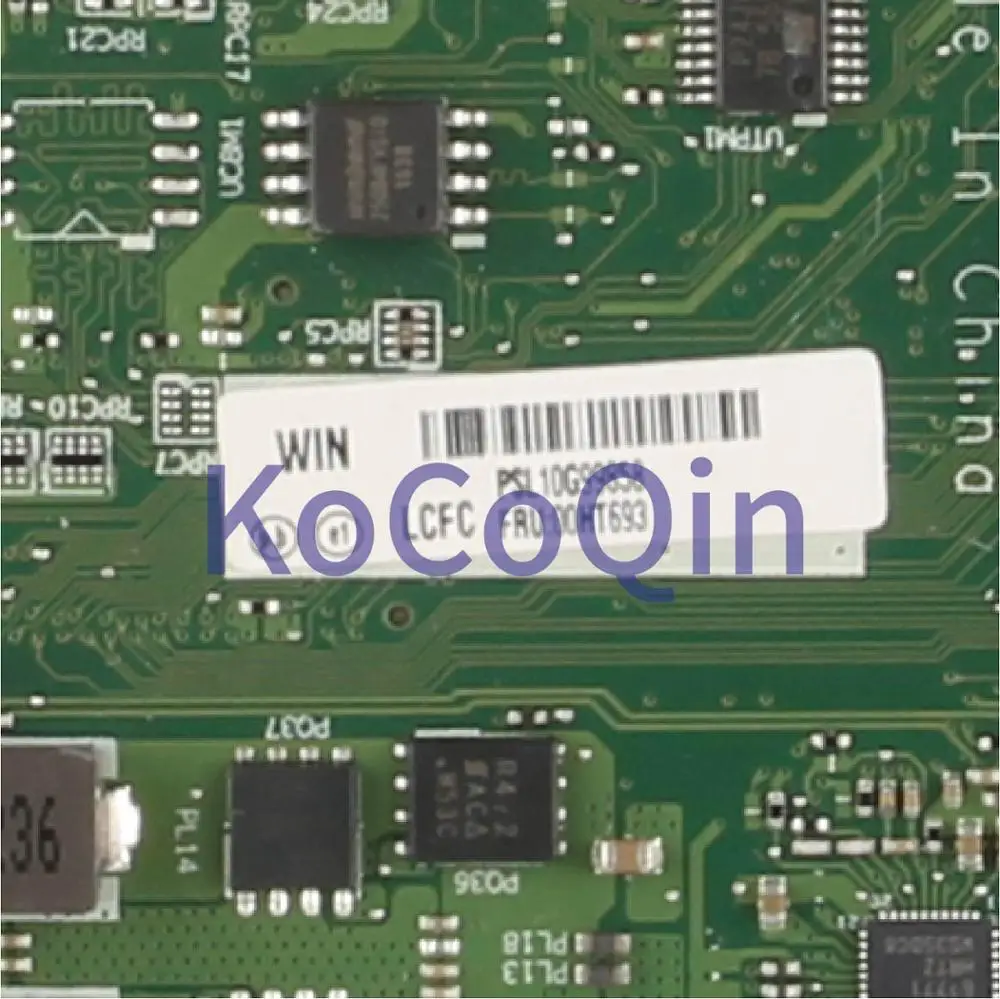 lower price  KoCoQin Laptop motherboard For LENOVO Thinkpad L450 I7-5500U Mainboard 00HT693 AIVL1 NM-A351 216-08