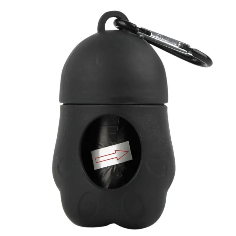 1pc 5pcs Pet Waste Poop Bag Plastic Cat Dog Claw Portable Poop Bag Box Dog Home Clean Refill Garbage Bag - Цвет: 1pc