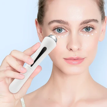 

Electric Mini Eye Massage Device Pen Facials Vibration Thin Face Magic Stick Anti Bag Pouch & Wrinkle Beauty Eye Care Tool