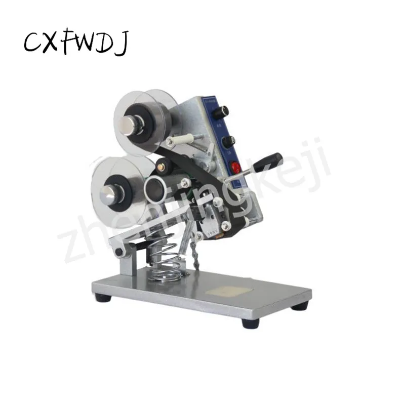Manual Hand Pressure Production Date Batch Number Coding Machine English letters to Send Three Rows of Prefixes With Words