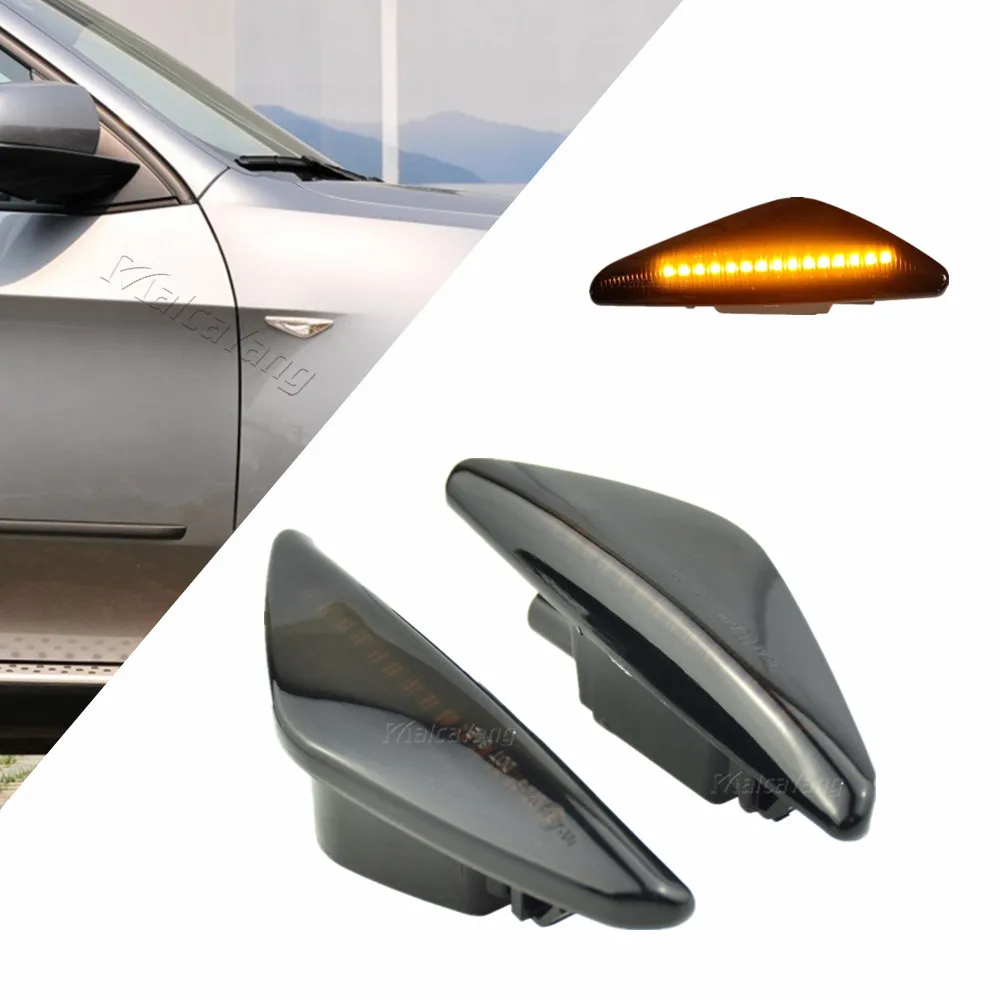 

LED Dynamic Side Marker Light Flowing Turn Signal Sequential Indicator Blinker For BMW X3 F25 X5 E70 X6 E71 ActiveHybrid X6 E72