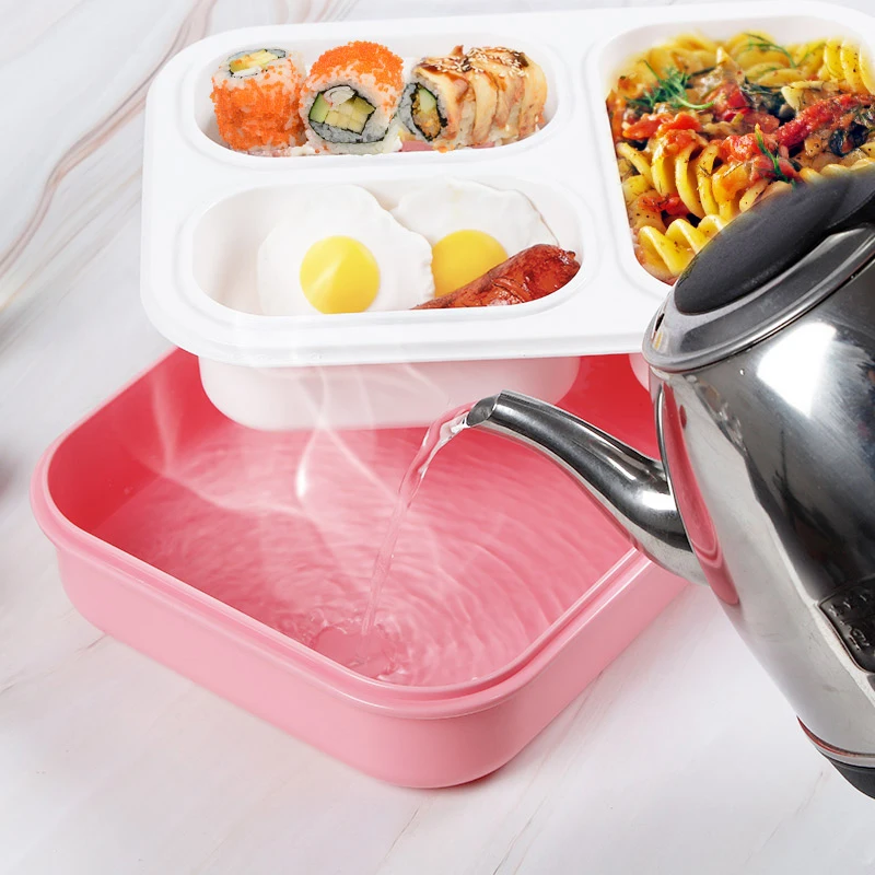 Leakproof Lunch Box Separate Compartments Children School Bento Box Food Container Microwave Dinnerware Lunch Box for Kids