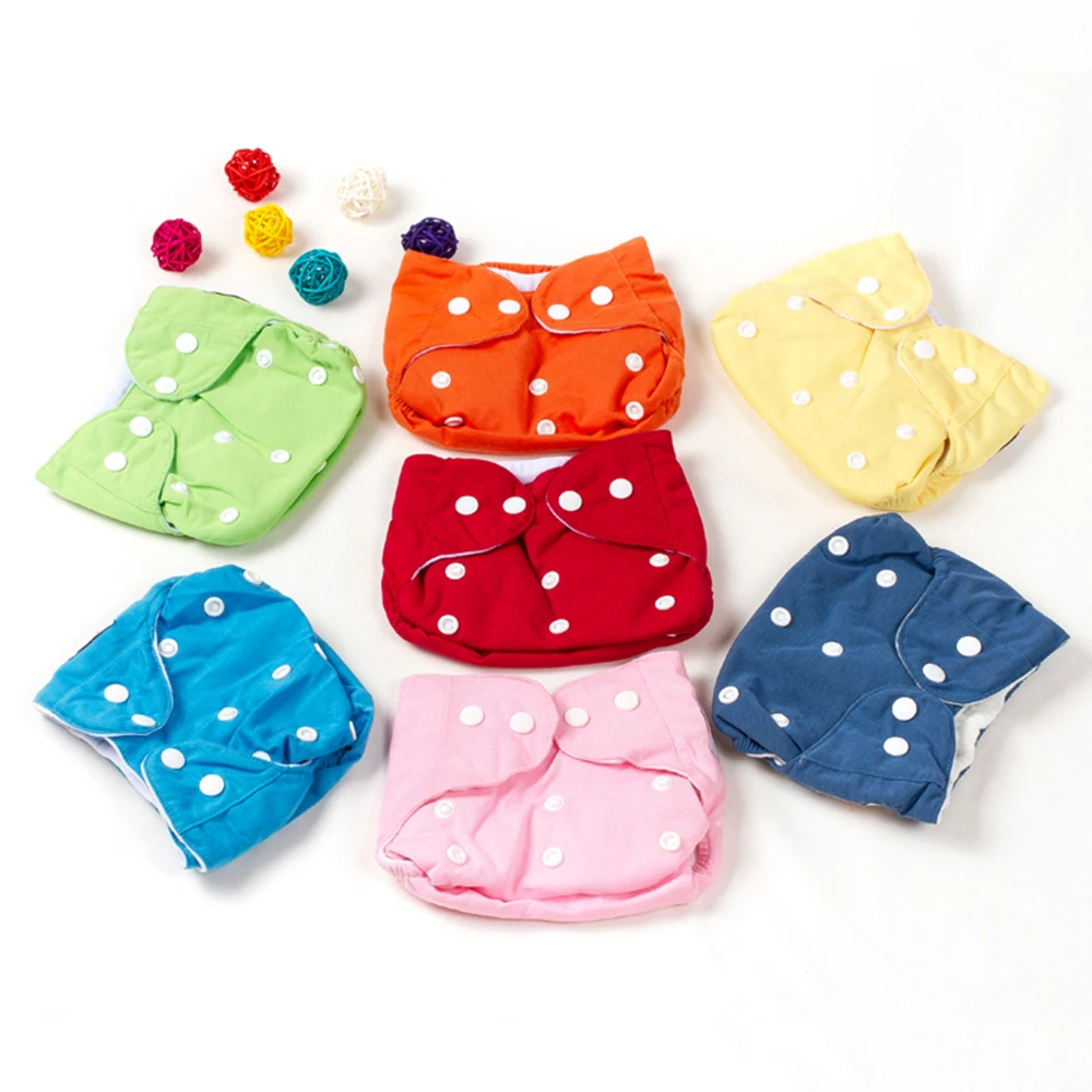 

2019 baby cloth diaper environmental protection leakproof diaper baby washable diaper pants cloth pocket adjustable size