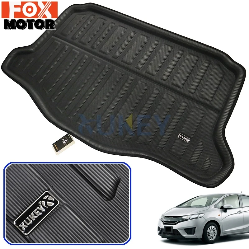 Подходит для Honda Fit Jazz Хэтчбек GK5 2014-2019 коврик багажника задний багажник лайнер