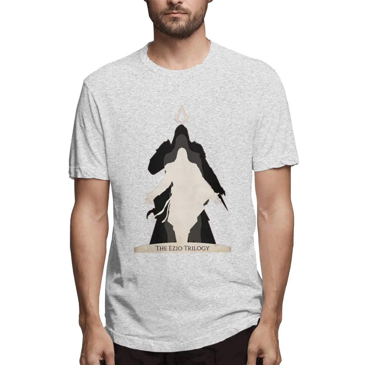 Assassins Creed The Trilogy Casual O-Neck Men's Short Sleeve T-shirt 100% Cotton Tee Shirt Printed men clothes 2019