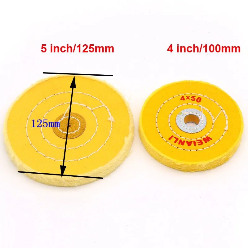 1 шт. " /3"/" /5"/" /7"/" дюймовая хлопковая полировочная ткань полировочные диски для шлифовального станка для золотого серебра ювелирные изделия металлические деревянные полировальные абразивные