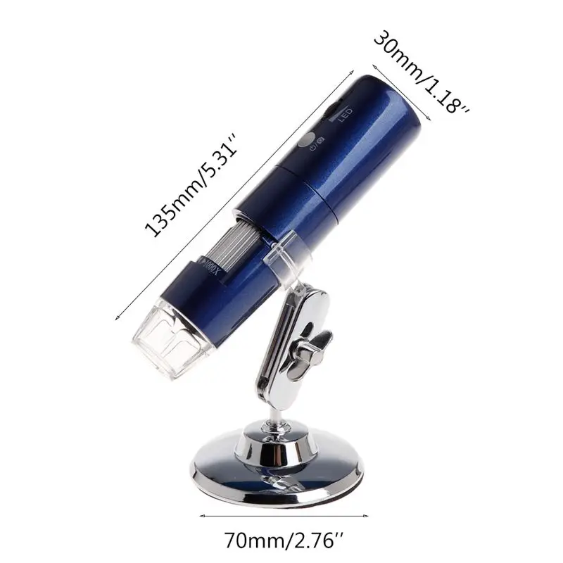 

HD 1080P WiFi Microscope 1000X Magnifier for Android iOS iPhone iPad Windows