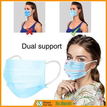 

Disposable Foggy Haze Three-layer Mascarilla desechable Activated Carbon Protective Mask Three-dimensional Personal Health Mask