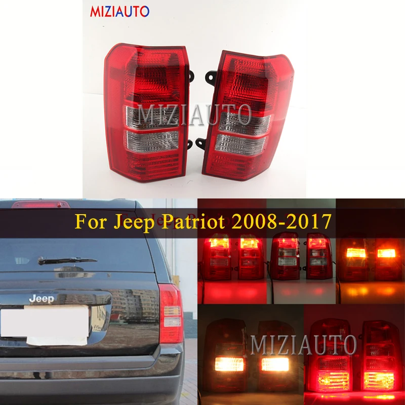 Хвост светильник s для Jeep Patriot 2008 2017 Предупреждение стоп сигнал сзади поворота