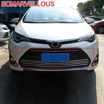 

Auto Bumper Grille Automobile Decorative Chromium Modified Car Styling Accessories Covers Decoration 17 FOR Toyota Corolla
