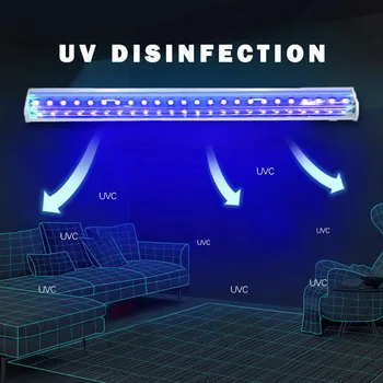 

UV Disinfection Lamp durable Sterilizing and mite eliminating lamp UV Purple Light For Household Deep Cleaning Tools