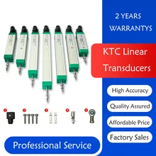 Máquina eletrônica da injeção do potenciômetro da posição da régua da tração da haste do sensor da escala linear do deslocamento do transdutor de ktc 275-450mm