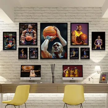 

Kobe Bryant Basketball Star Decorative Painting Bryant Poster Sports Canvas Painting Posters Wall Canvas Art Oil Painting