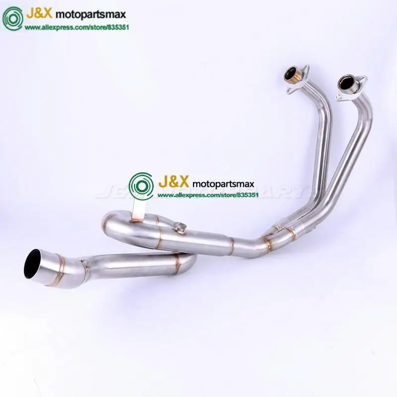 MT-03 MT03 R25 R3 глушитель для мотоцикла полная система контактная средняя труба+ выхлопная труба для Yamaha R25 R3- слипоны