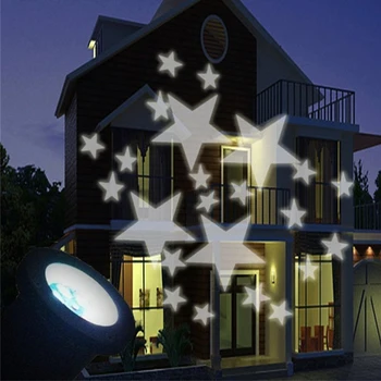 

Thrisdar Waterproof Star Laser Projector Light Outside Decor Landscape Spotlight Outdoor Holiday Christmas Party Projector Lamp