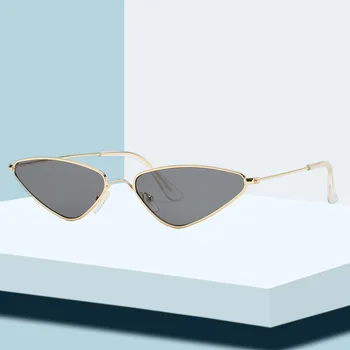 

Small Box Sunglasses Woman Triangle Sun Glasses for Women Ocean Lens Brand Designer 2020 New Fashion Uv400 Acrylic Gray Oculos