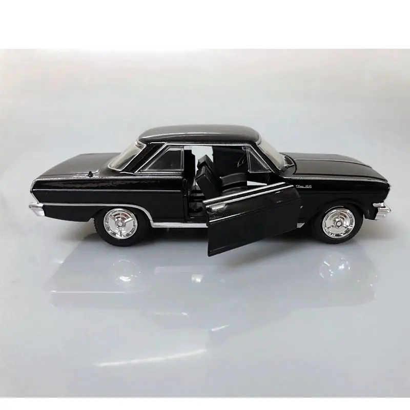 NEWRAY 1/24 масштабная модель автомобиля игрушки Chevy Nova SS 1964 литая металлическая модель автомобиля игрушка для коллекции, подарок, дети