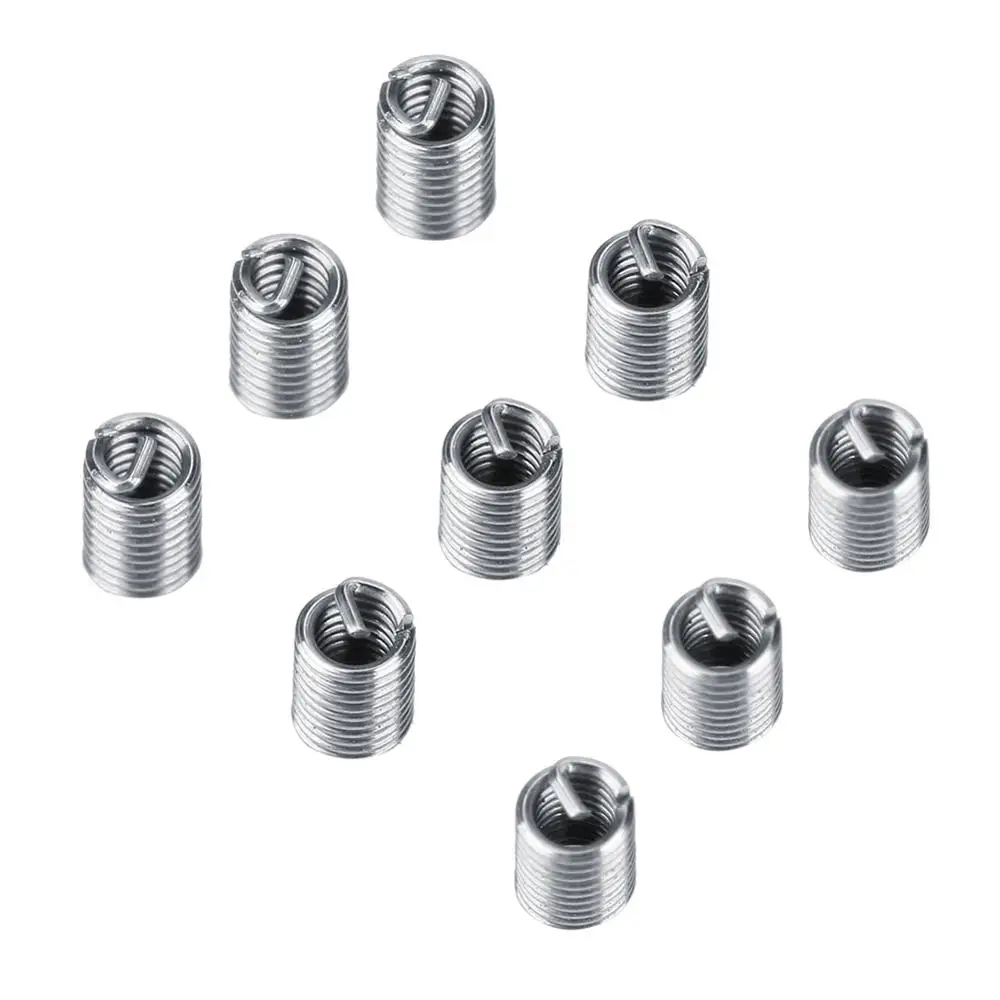 100PcsM2ThreadRepairInsertKitSetCoiledWireHelicalinsertStainlessSteelScrewThread