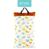 Happy flute 1 pcs Large Hanging Wet/Dry Pail Bag for Cloth Diaper,Inserts,Nappy, Laundry With Two Zippered Waterproof,Reusable ► Photo 3/6