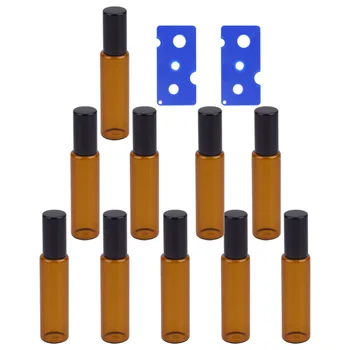 

16Pcs Bottles With 2Pcs Bottle Opener Glass Bottles Roller Bottles Container Aromatherapy Dispenser Essential Oil Bottles for In
