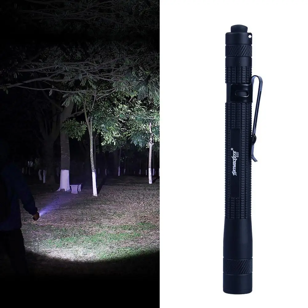 SKYWOLFEYE Led 3 режима Тактический зажим для ручки стробоскоп фонарик ручной фонарик