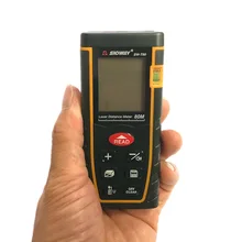 Лазерный дальномер SW-T80 80 м 262ft лазер пузырь уровень дальномер строительного измерения Лента тестеринты инфракрасный дальномер