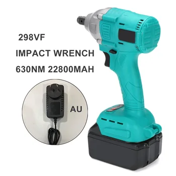 

2020 New Arrival Wrench With Battery 168VF 630NM Electric Cordless Impact Wrench Drill Socket W/ LED Light & Battery US/UK/AU/EU