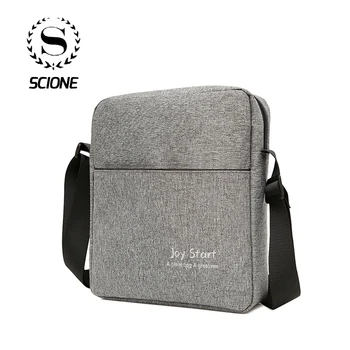 

Scione Fashion Men Messenger Bag Business Tote Bags Male Cross Body Waterproof Shoulder Bags For Men Solid Color Unisex Messenge