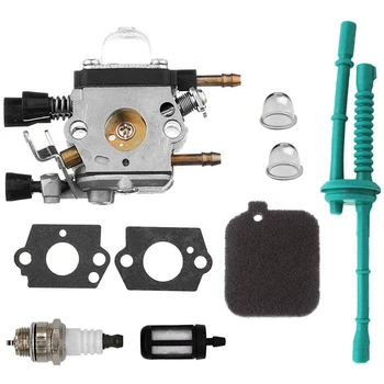 

Replace Carburetor Carb Kit with Bulb Air Filter Fuel Filter Line Fits for Stihl BG45 BG46 BG55 BG65 BG85 Kit
