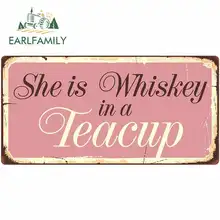 #Special Offers EARLFAMILY 13cm x 6.6cm for She Is Whiskey In A Teacup Sign Funny Car Stickers Vinyl Sunscreen RV VAN Fine Decal JDM Accessories #Special Offers EARLFAMILY 13cm x 6.6cm for She Is Whiskey In A Teacup Sign Funny Car Stickers Vinyl Sunscreen RV VAN Fine Decal JDM Accessories