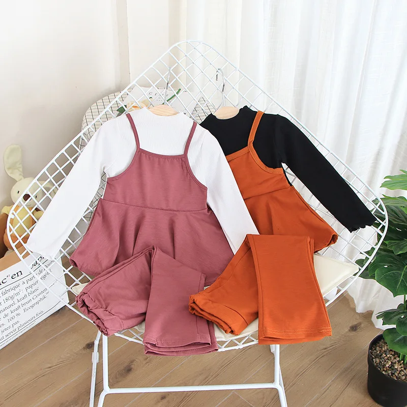 Комплекты одежды для маленьких девочек г. Осенне-зимняя одежда для маленьких девочек комплект детской одежды из 2 предметов спортивный костюм Одежда для детей 3 От 4 до 7 лет