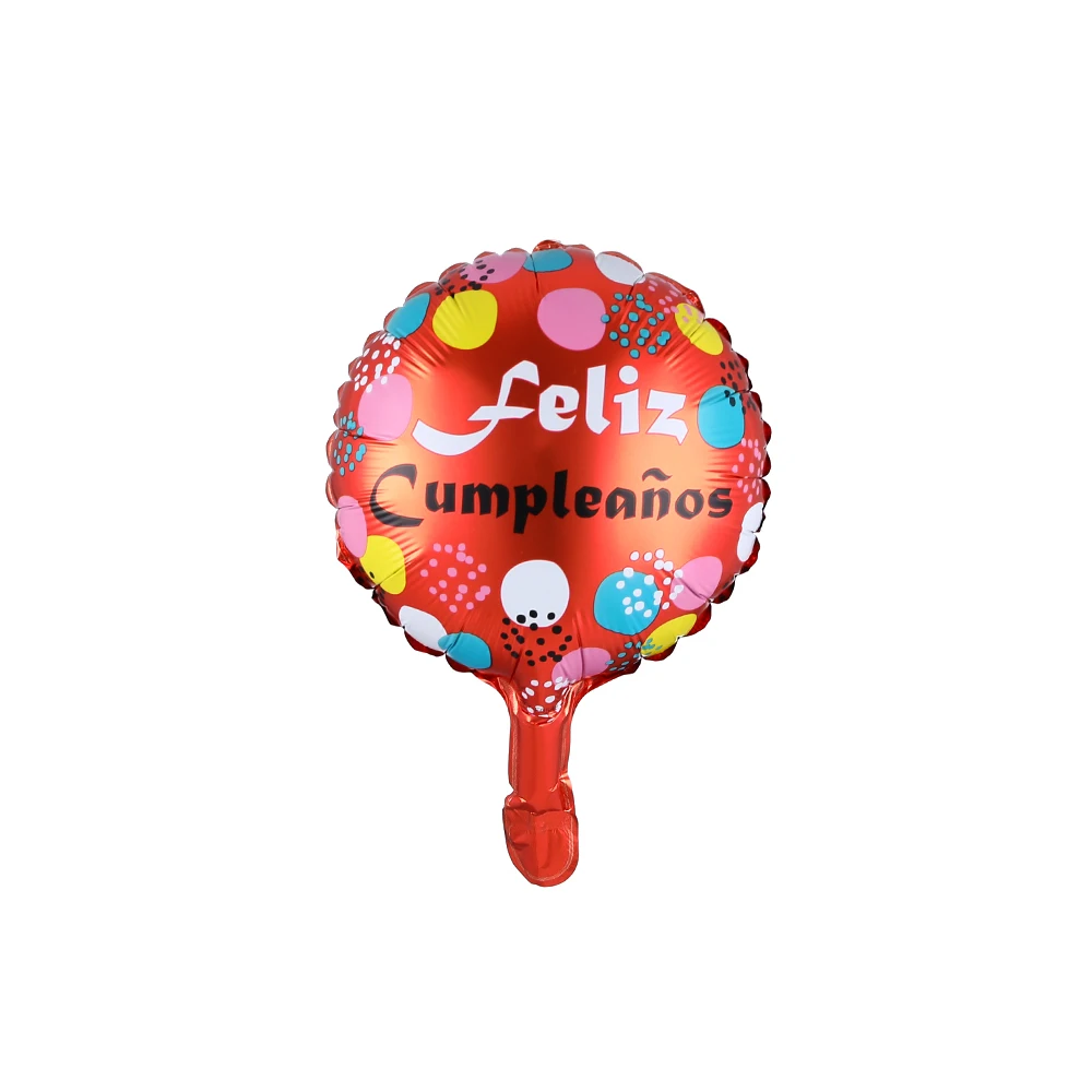 10pcs/lot 10inch Feliz Cumpleanos Spanish Happy Birthday Balloons Round Mylar Helium Balloon Happy Birthday Party Air Globos 10pcs/lot 10inch Feliz Cumpleanos Spanish Happy Birthday Balloons Round Mylar Helium Balloon Happy Birthday Party Air Globos