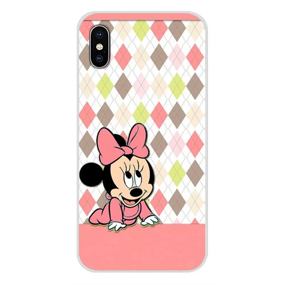 Для Apple iPhone X XR XS 11Pro MAX 4S 5S 5C SE 6S 7 8 Plus ipod touch 5 6 Милые Мультяшные Минни Маус аксессуары чехол для телефона - Цвет: images 8