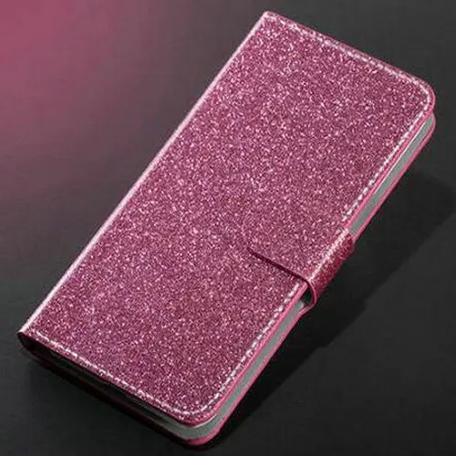 Кожаный чехол-книжка для samsung Galaxy A6, A6 Plus, A8 Plus, J4, J6, J8 Plus, A2, основной Чехол, кошелек, фото, сумки ручной работы - Цвет: Glitter Rose red