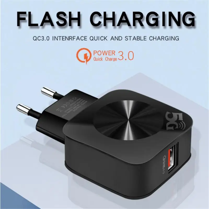 Мобильный телефон зарядное устройство Быстрая зарядка QC 3 0 для смартфона Samsung Huawei