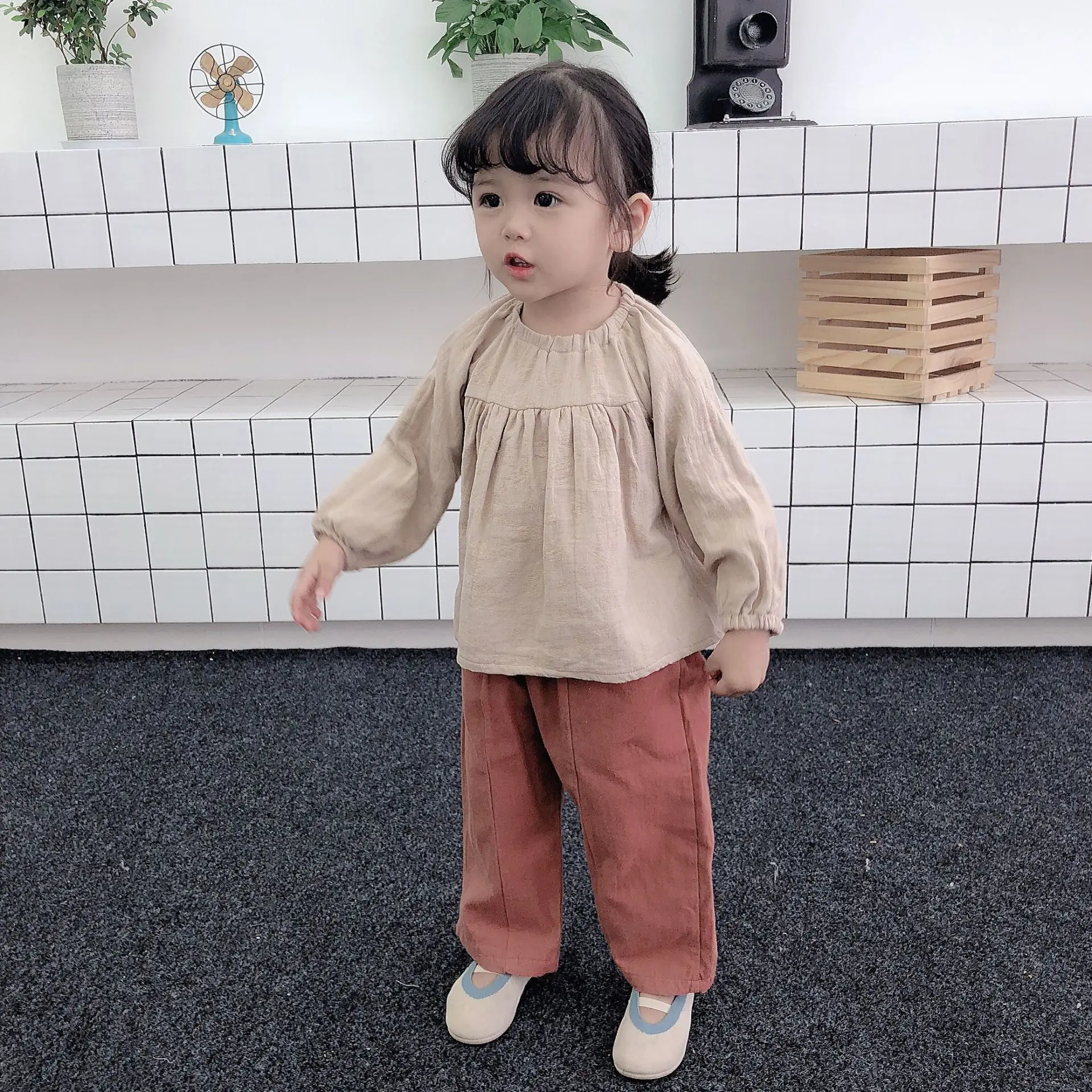 Ukeybaby2019 весенние хлопковые льняные повседневные свободные брюки с широкими штанинами мужские и женские тонкие брюки в художественном стиле