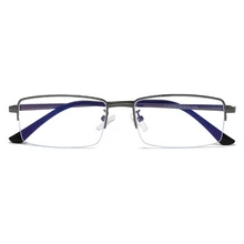 Мужские очки с защитой от синего света, оправа из сплава, очки для чтения opitacl, для компьютера, oculos de grau masculino