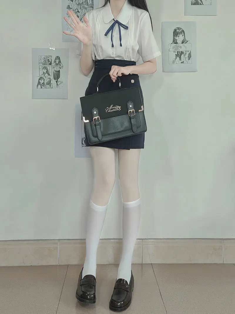 2022 Lolita bag Japanese school Uniforms Cute Ita bag Lolita JK SchoolBag for college Student Women Handbag Anime Shoulder Bag