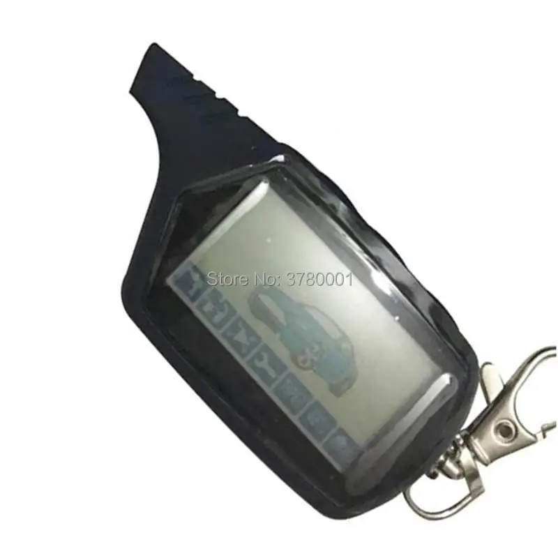 

10 PCS/lot 2-way A61 LCD Remote Control Key Fob for Keychain StarLine A61 two way car alarm system 2-way Car Anti-theft Alarm